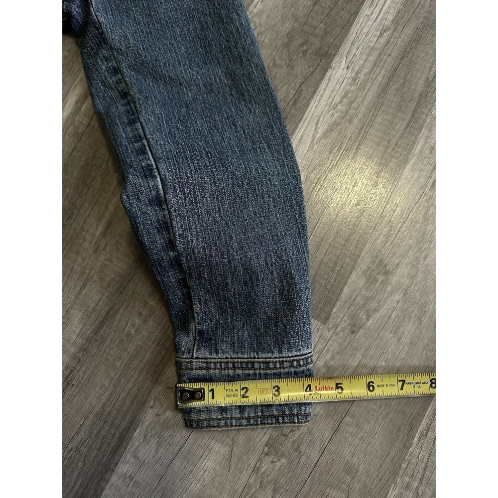 Chico's Design Y2K Denim Jacket Women's Size 0 Medium Wash - Picture 11 of 16